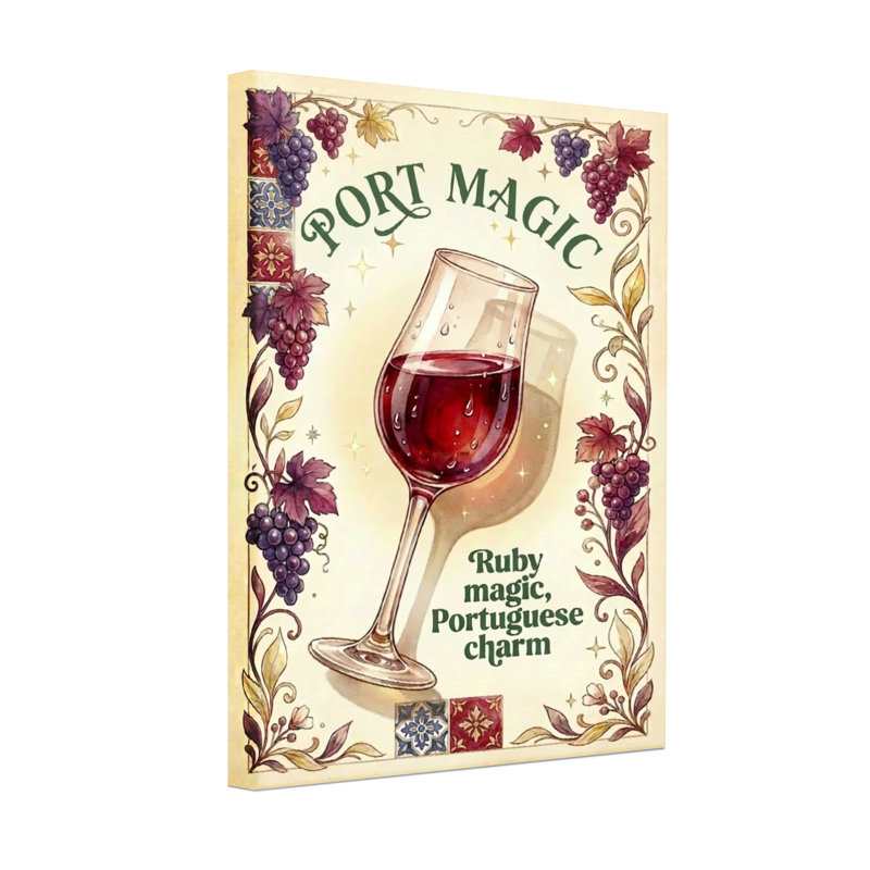 Motif de vigne rubis Fashion Port Magic, H 30 po x l 20 po