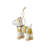 Tiffany Pooch Patchwork Ornament