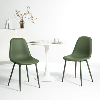 Chaise rembourrée en similicuir Kavi 