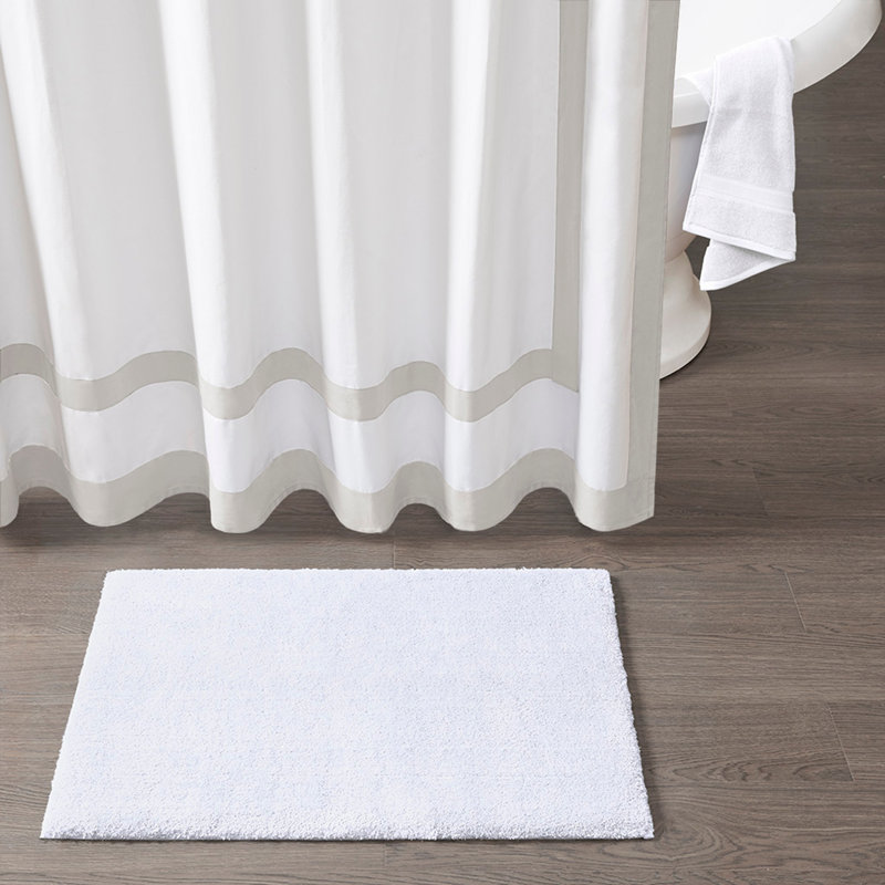 Tapis de bain, White, 0.75" H x 30" W x 20" D