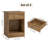 Ignacio 23.6" H Wood Nightstand with Drawer-517074081-479600816
