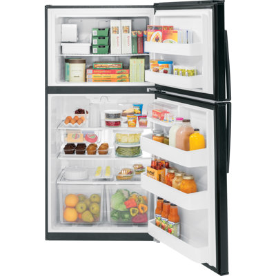 GE® ENERGY STAR® 21.1 Cu. Ft. Top-Freezer Refrigerator