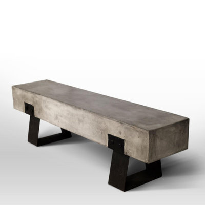 Hobbes Metal and Concrete Picnic Bench