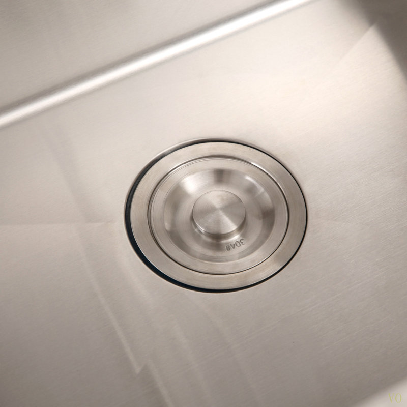 24In Stainless Steel Washing Sink W/ Faucet Hoses And Drain Head Only(Update)