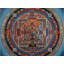 Art bouddhiste Kalachakra Mandala avec or pur 24 carats | Thangka tibétain peint à la main | Décoration de méditation spirituelle géométrique sacrée (19,7 po)