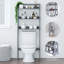 Rangement au-dessus de la toilette l 25,1 po x H 61,5 po x P 10 po Cersei-581444634