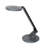 Tandy LED Adjustable Table Lamp with Digital Clock - Metallic Grey