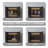 Gray Glass Display Cabinet with Storage for Collectibles, Wood 3-Tier Display Case with Glass Doors and 2 Drawers , Modern Hutch Curio Cabinet for Living Room and Kitchen-1165909203-1170448587