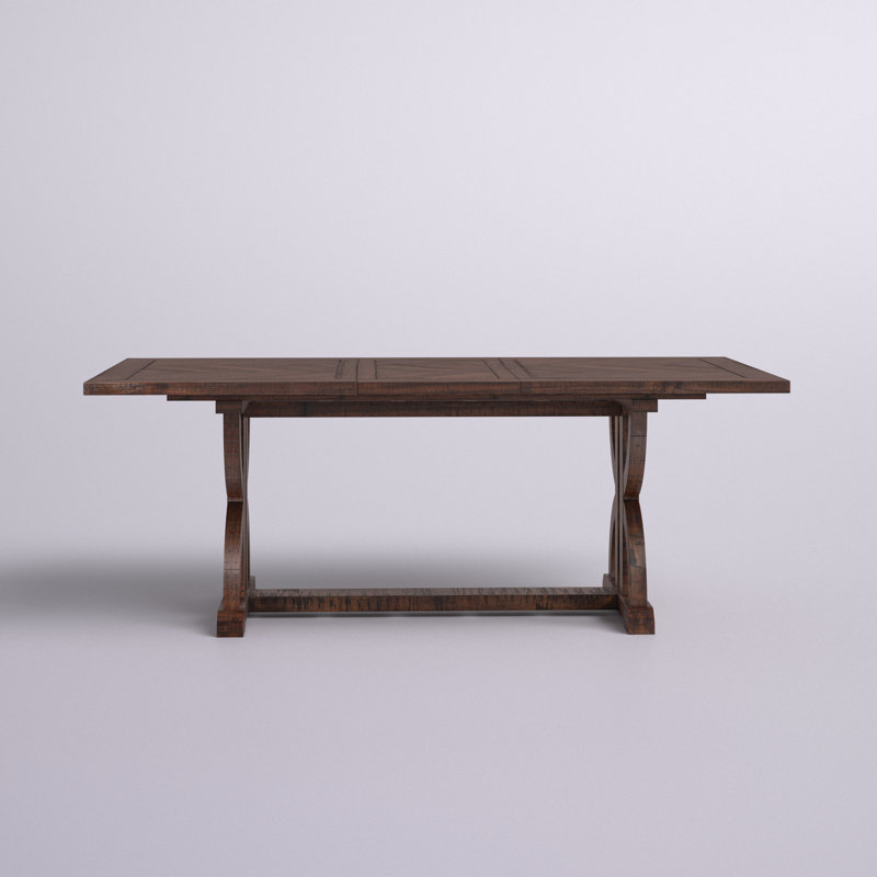 Table de salle à manger extensible Millan, Chêne