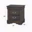 Table de chevet 2 tiroirs-343858132
