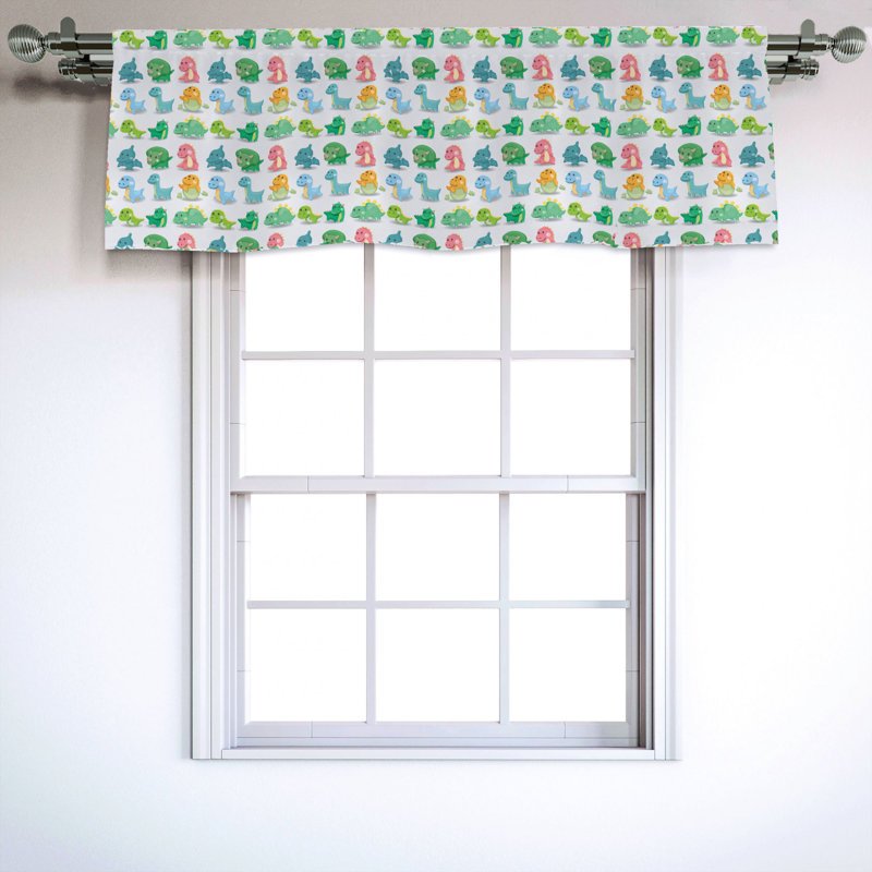 Sateen Ruffled Window Valance