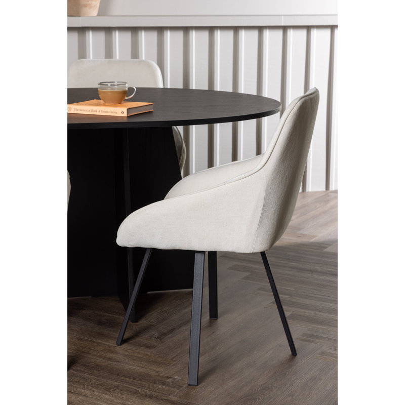 Johnson 6 - Person Dining Set, Beige, Beige