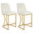 Upholstered Faux Leather Counter Stool-975938411