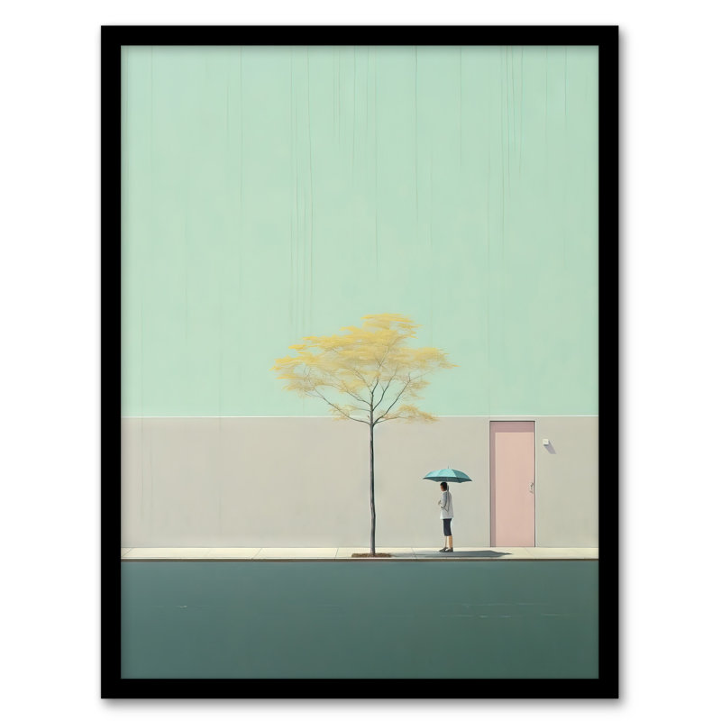 Metzi Pink Doorway by Amy Denver - Single Picture Frame Print