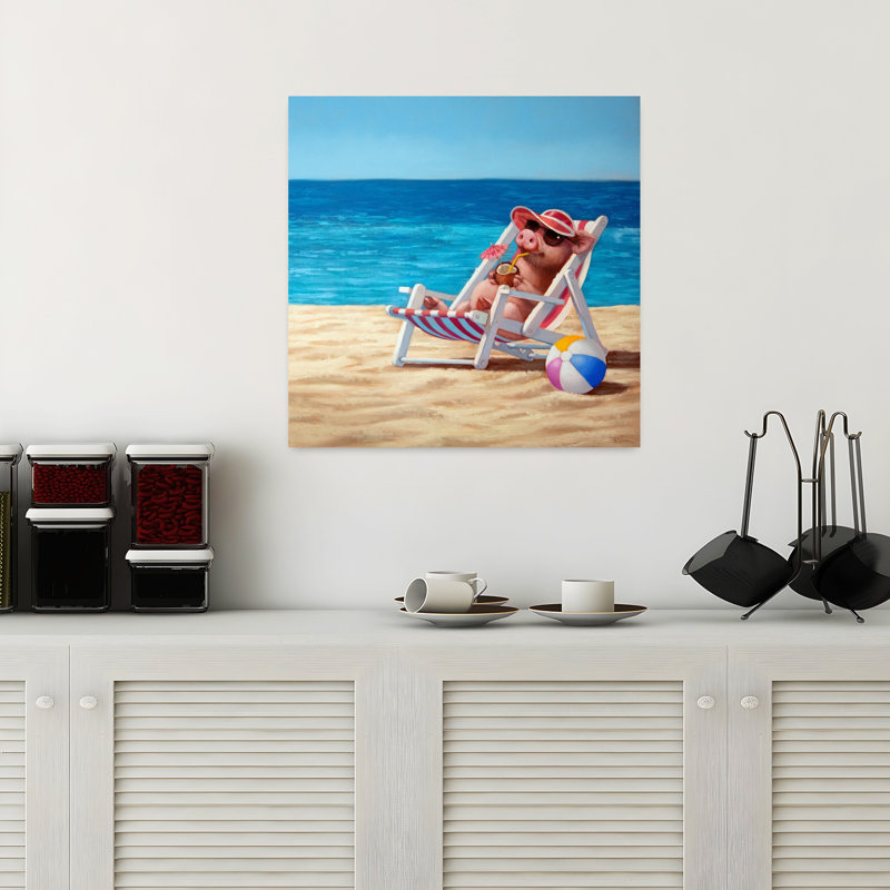 Hello Sunshine, art urbain contemporain, H 18 po x l 18 po