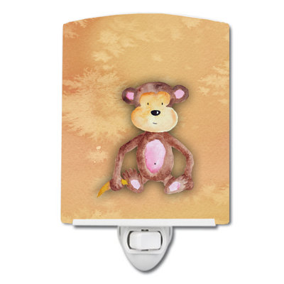 Monkey Ceramic Night Light