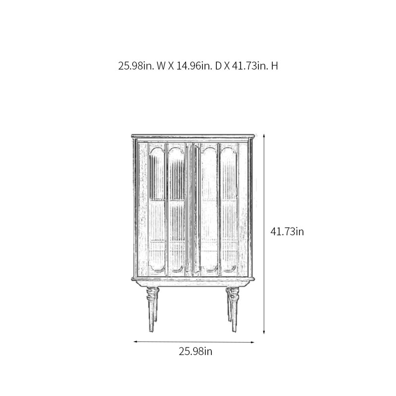 Buffet moderne avec 2 portes, Blanc