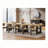 Wood Dining Table For 6-8 People, 70.8" Modern Rectangle Kitchen Table With Wood Base For Dining Room-1045672788-1052508468