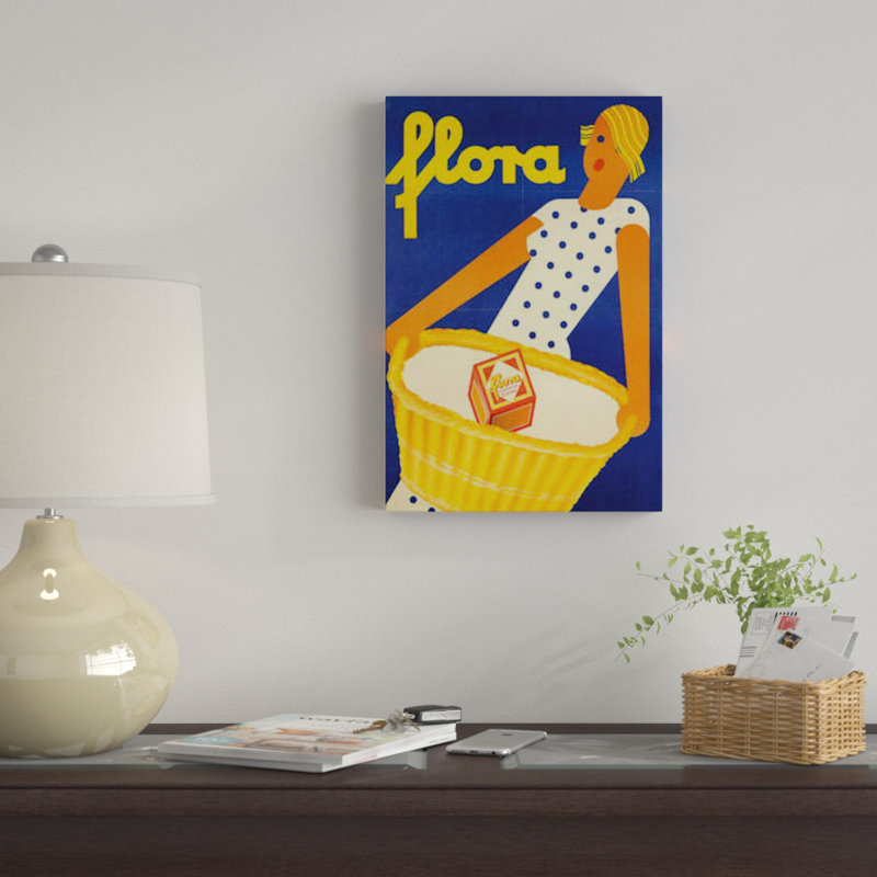 «Flora Soap», impression sur toile, H 12 po x l 8 po x P 0,75 po, Toile tendue, Pas de tapis