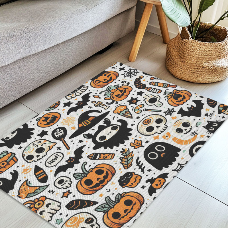 Tapis tressé Sweet Scares, Rectangulaire 3 pi x 5 pi