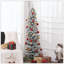 Arbre de Noël artificiel avec 263 pointes enneigées, base en métal, arbre de Noël réaliste