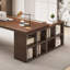 Bureau simple en bois massif en forme de L Simple Modern-1240261188