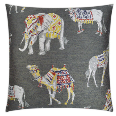Animal Show Square Pillow Cover & Insert