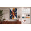 Starburst Geometry Geometric - Wrapped Canvas-335128781-335128780