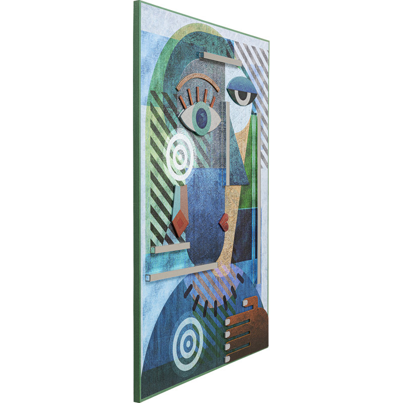 Geometric Woman - Wrapped Canvas Art Prints