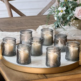9.84'' H Glass Tabletop Votive Holder
