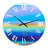 Landscape During Sunset Summer Impression - Modern wall clock-59912947