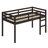 Wooden Loft Bed With Ladder-1384386296