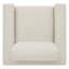 Fauteuil pivotant rembourré 35,4 po Asher-114572815