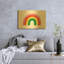 « Rainbow I » d'Ann Kelle, tableau mural en métal doré, 91,4 cm x 61 cm-133651433