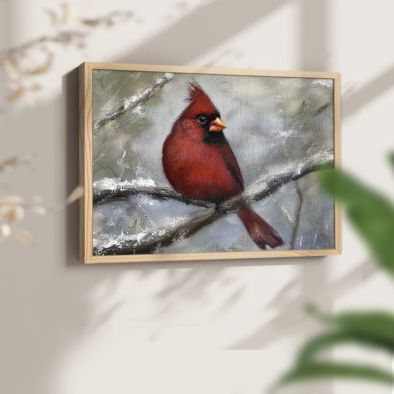 Chirstmas Art-LXVI -Framed Print - Restickable, H 22 po x l 28 po, Naturel