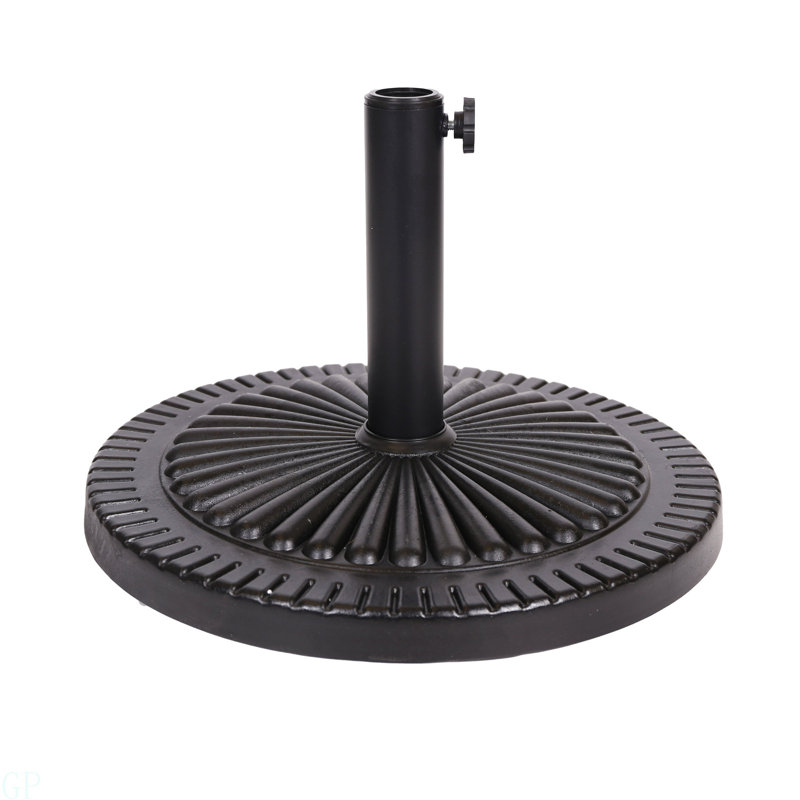 Base de parasol en résine noire (60506.00)
