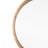 30" Bronze Round Metal Framed Accent Mirror