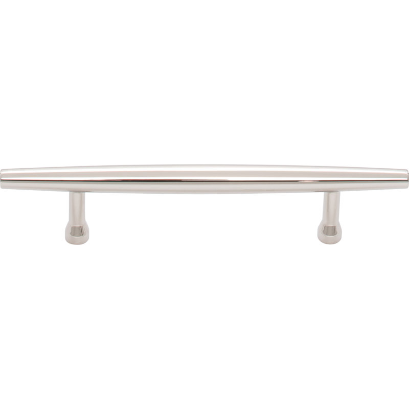 Allendale Bar Pull, Polished Nickel, 3 3/4" Center to Center