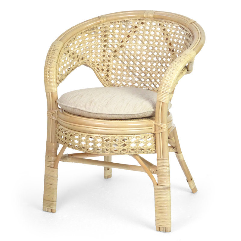 Clemensa Arm Chair in Colonial, Natural