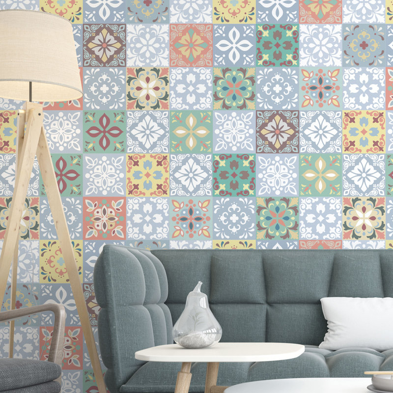 Dustin 15cm x 15cm Mosaic Tile Sticker