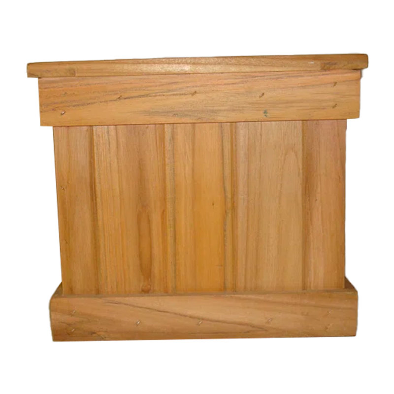 Niyla Handmade Wood Planter Box, 12" H x 12" W x 12" D