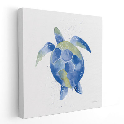 Tortue de mer - reproduction d'art sur toile