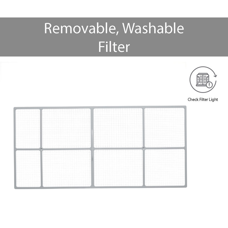 LG 10,000 BTU White Dual Inverter Smart Window Air Conditioner