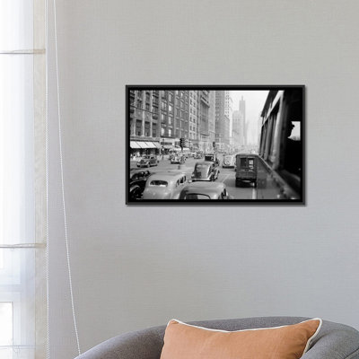 " 1930s Morning Traffic On Michigan Avenue Chicago Illinois USA " by Vintage Images