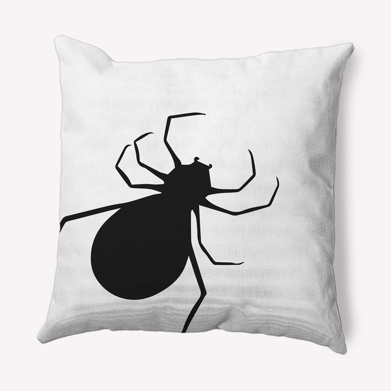 Reversible Throw Pillow, 18" x 18", White