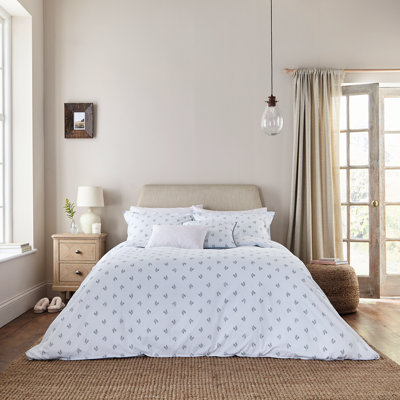Thalia Cotton Floral Duvet Cover Set with Pillowcases