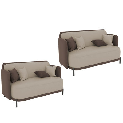 47.24'' Faux Leather Loveseat