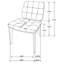 5 tables d'appoint avec finition en noyer naturel, rallonge amovible et confortables chaises d'appoint rembourrées noires pour les rassemblements personnels Table rectangulaire d'inspiration Mid-Century