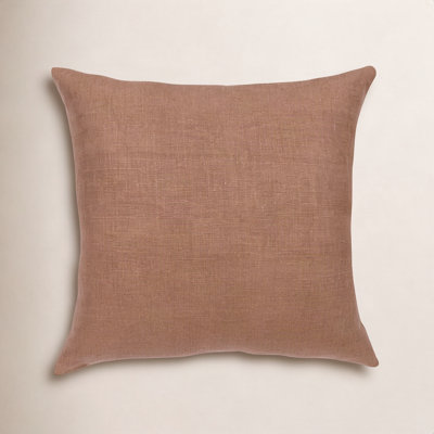 Linen Throw Square Pillow Cover