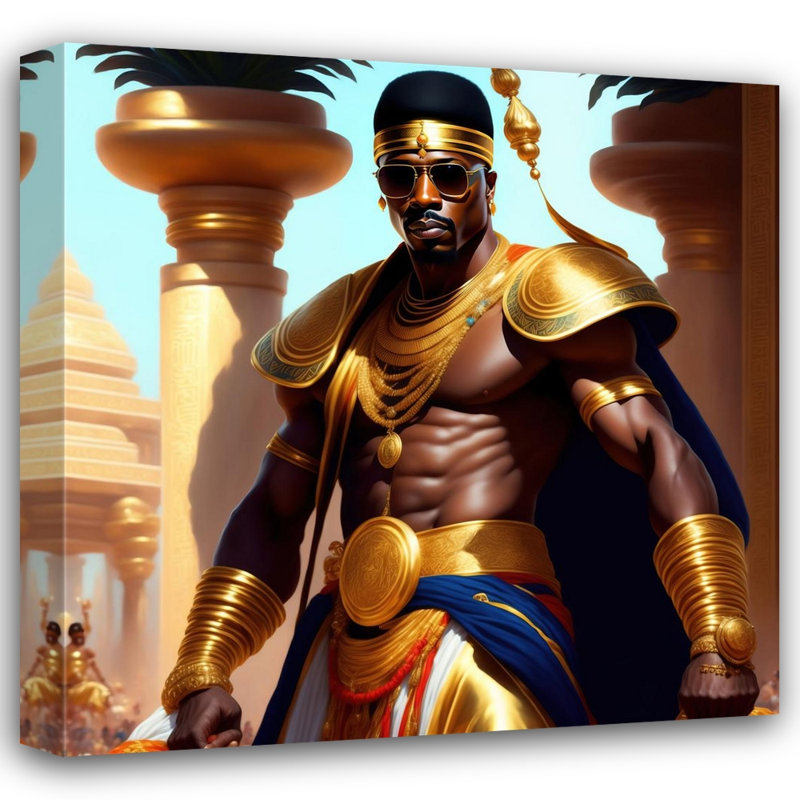 "Mc Hammer" par Stephen Chambers, impression sur toile tendue, L 15 po x H 15 po